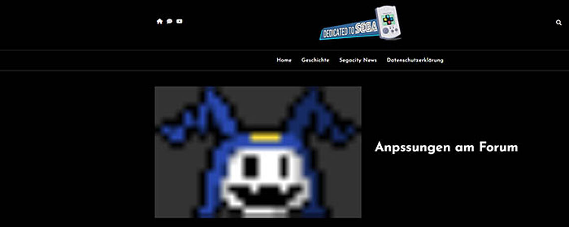 Teaser Dedicated-to-Sega.de