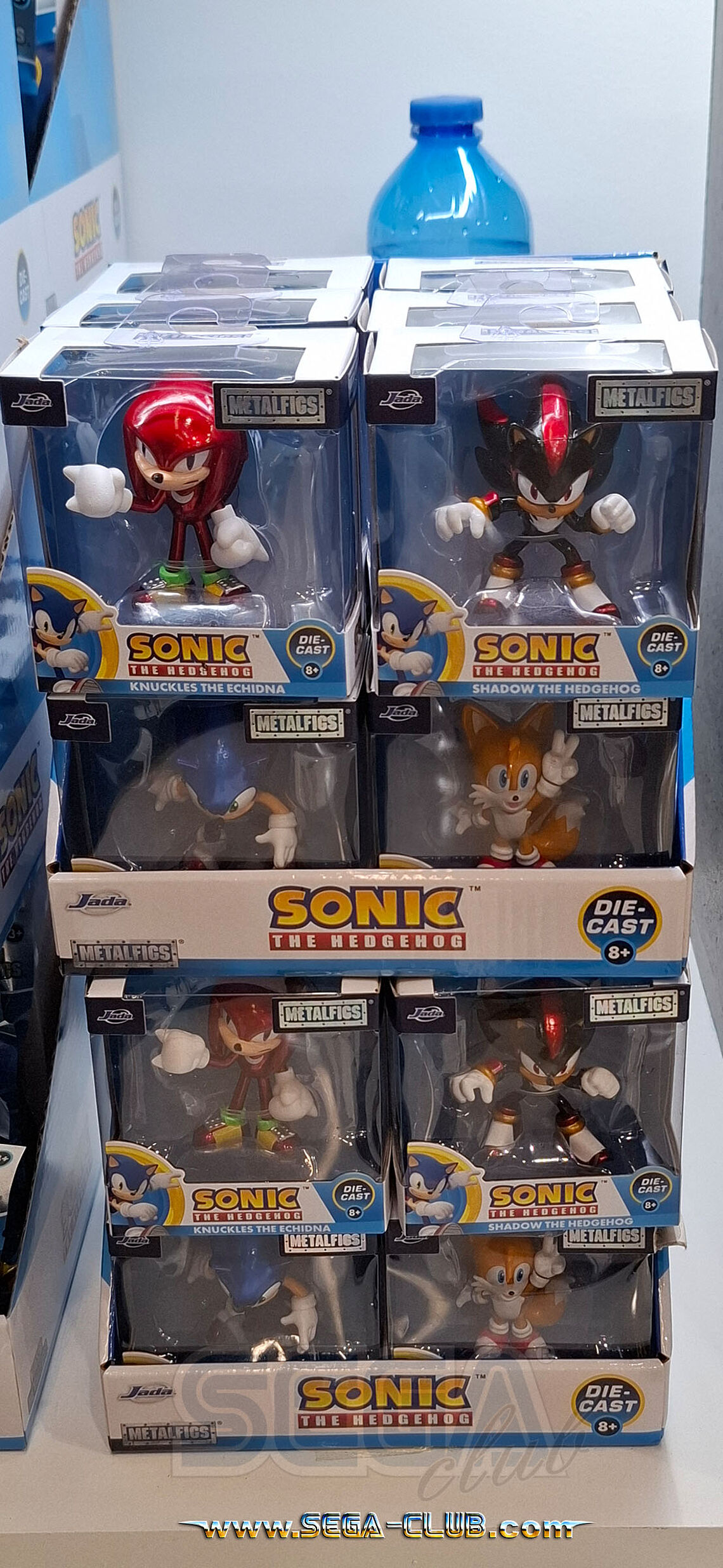 Metalfigs-Charaktere von Sonic, Tails, Knuckles und Shadow