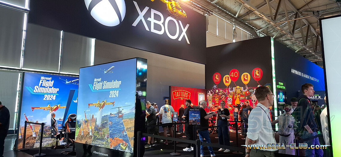 Microsoft Flight Simulator 2024 am Xbox Stand