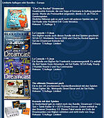 Limitierte Dreamcast-Hardware und Bundels in Europa: ChuChu Rocket Design bis Pakete mit mehreren Spielen