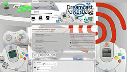 Dreamcast Style mit historischer und neuer Hardware, Speicherkarten und Chu Chu