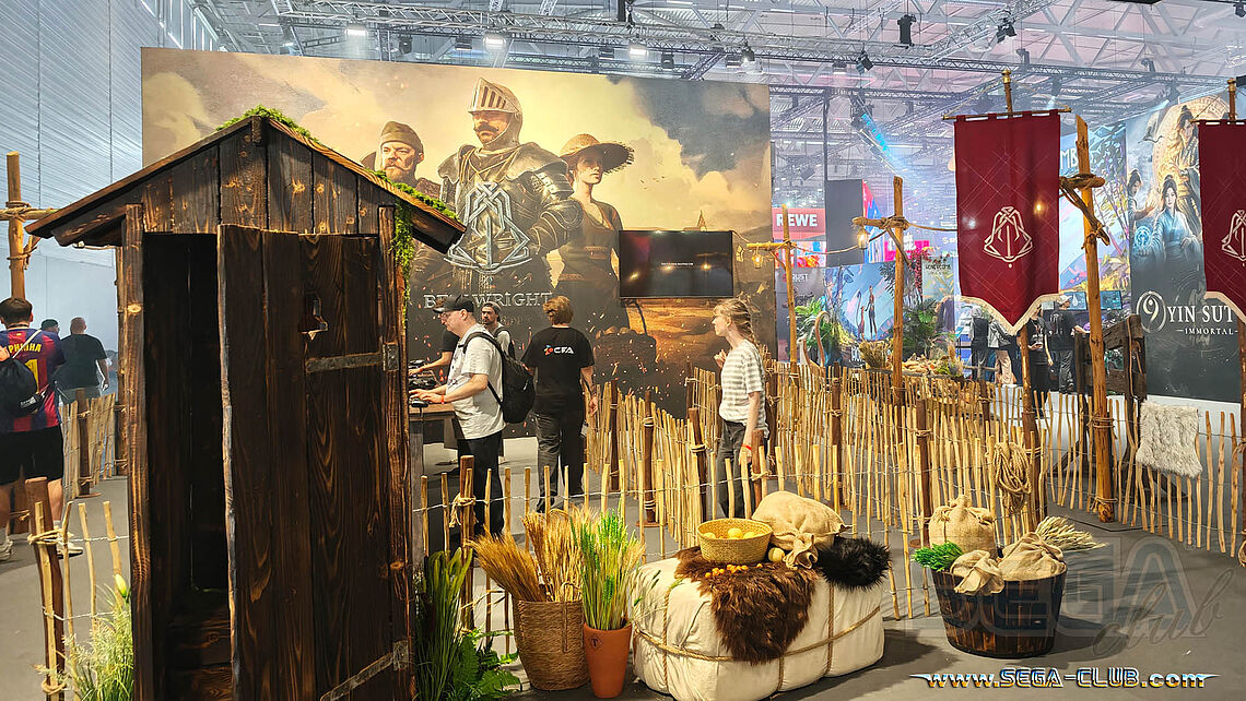 Bellwright: Der Stand mit leichtem Holzbau und Holzhütte