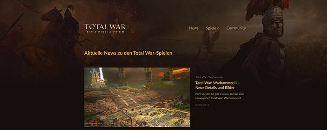 Teaser Total War Headquarter