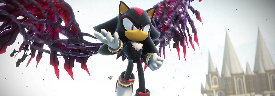 Shadow the Hedgehog mit Flügeln