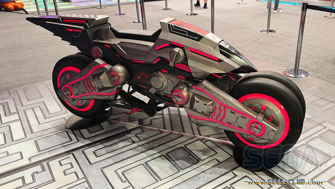 Futurstisches Motorrad - aus entsprechenden Racing Games