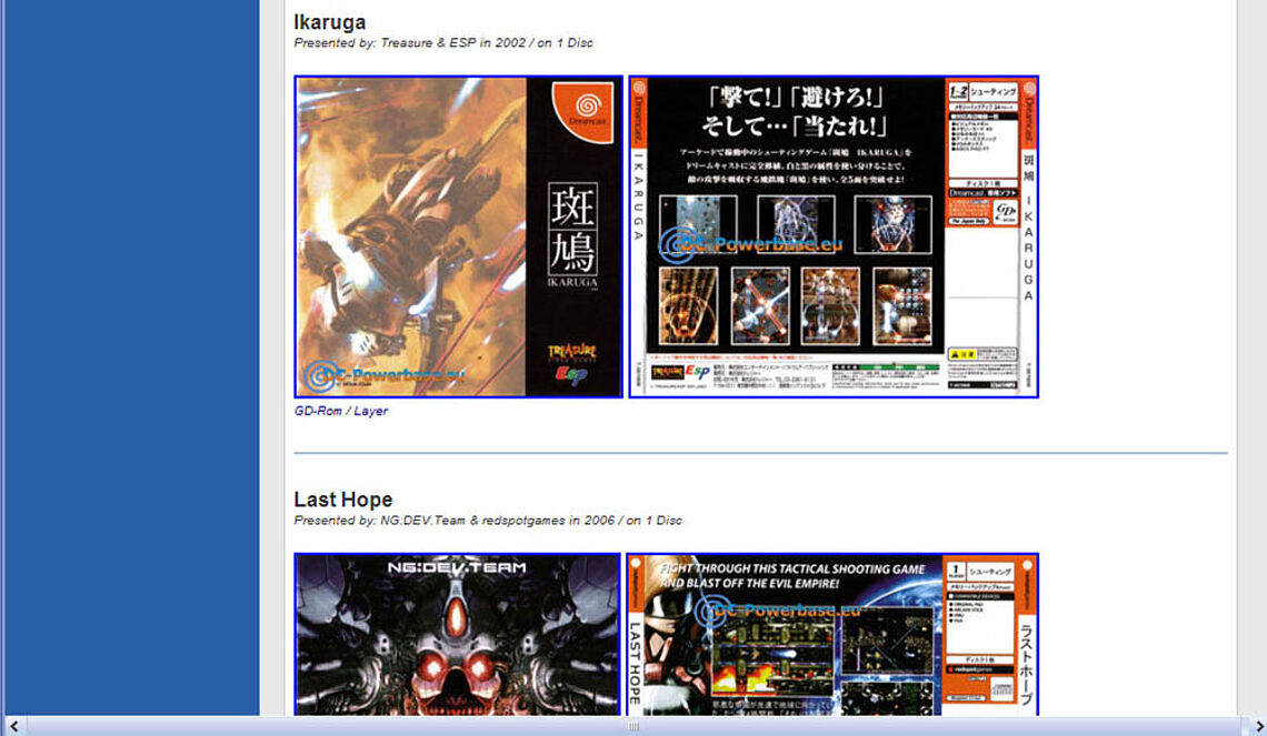 Cover zu Ikaruga und Last Hope