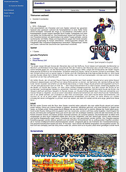 Game Info: Grandia 2 mit Beschreibungen, Screenshots und mehr