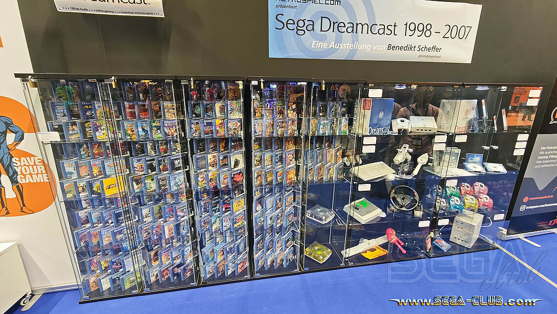 Retrospiele präsentiert Dreamcast von 1998 bis 2007: eine Ausstellung von Benedikt Scheffer