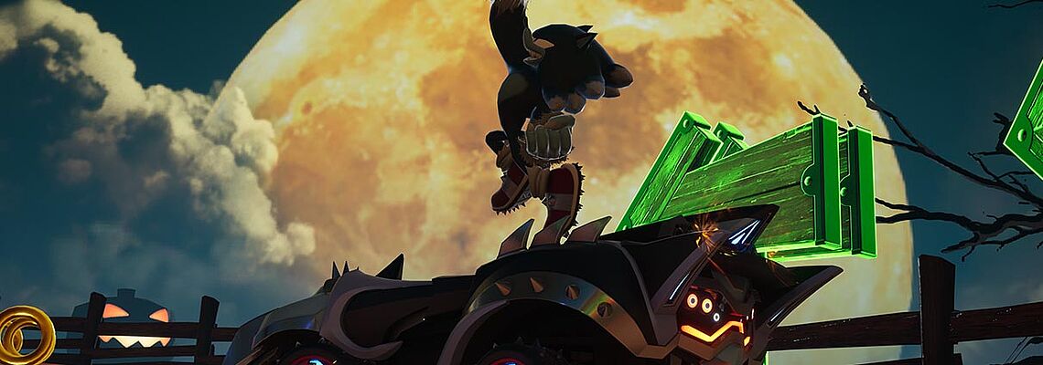 Der Werehog vorm riesigen Vollmond