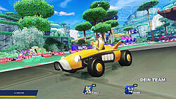 Tails vom Team Sonic steht an der Startlinie!