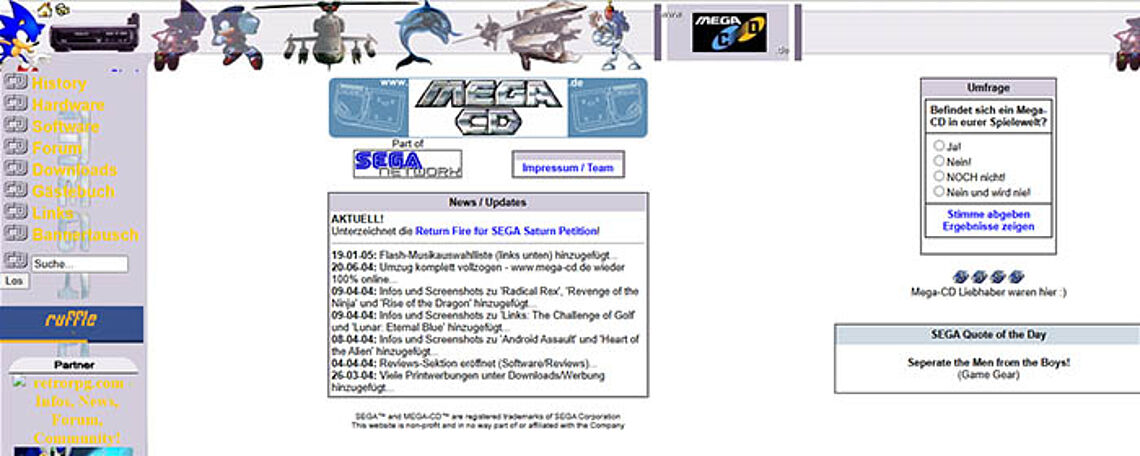 Teaser Mega-CD.de