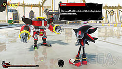 Omega unterstützt Shadow mit Informationen zu Metal Overlord