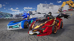 Sonic vs. Joker im Sonic Racing