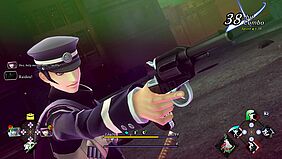 Raidou hält seine Pistole 