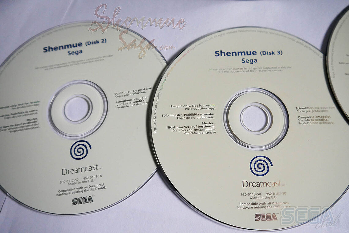 GD-Rom Datenträger 2 und 3 