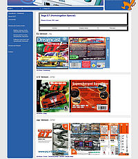 Sega GT Spielarchiv: Cover aus USA, Europa und Japan