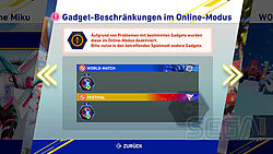 Gadget-Beschränkungen aufgrund von Problemen im Online-Modus