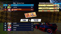 Tickets erhöhen sich von 104 auf 122