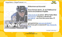 2005: sfu-ev.de dient zur Zeit als Plattform der verschiedenen darKing-Projekte: Suhler Hütte, Steel Dogs und Real Dark sowie das SEGA-News.de Archiv. Forum unter forum.sfu-ev.de erreichbar.