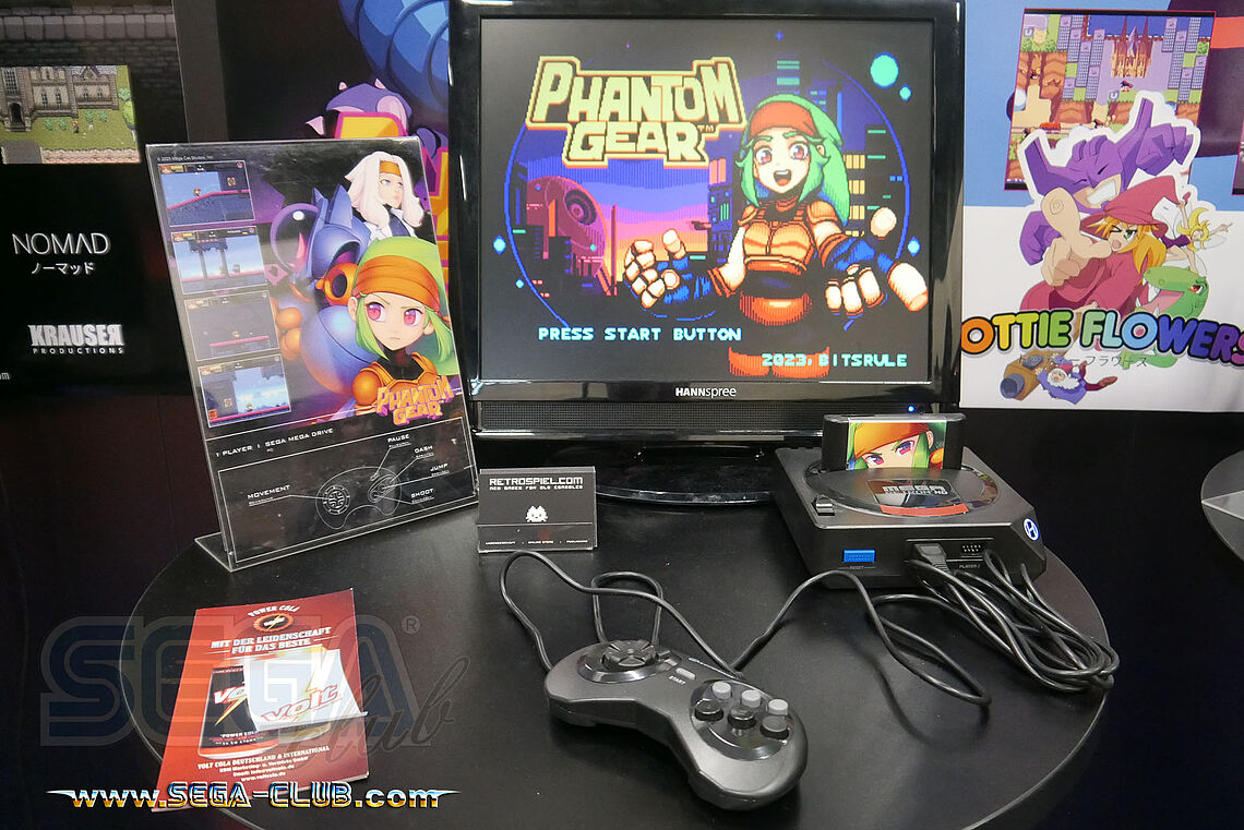 Hyperkin Mega Drive mit Phantom Gear