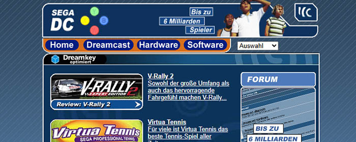 Teaser SEGA-DC.de