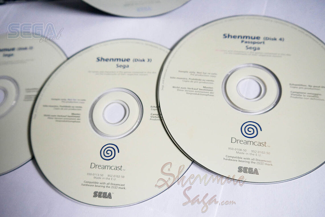 GD-Rom Datenträger 4: Shenmue Passport