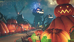 Pumpkin Rennstrecke: Themenbild im Halloween Style