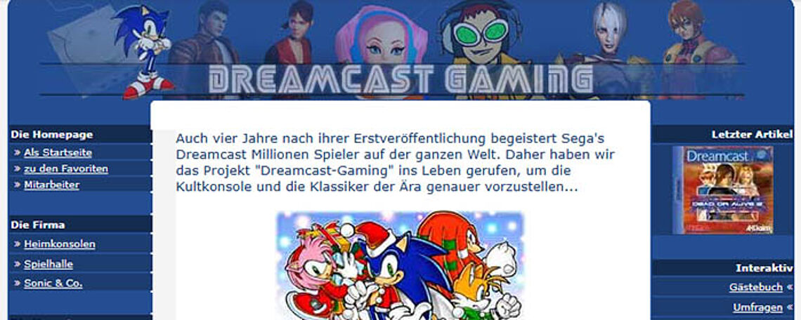 Teaser Dreamcast Gaming