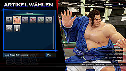 Charaktergestaltung: T-Arashi im blauen Sumo-Anzug