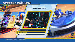 Streckenwahl: Final Fortress muss erst innerhalb der Story erspielt werden