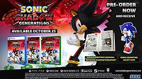 Pre-Order Bonus: Gerald Robotniks Journal und Sonic Adventure Skin