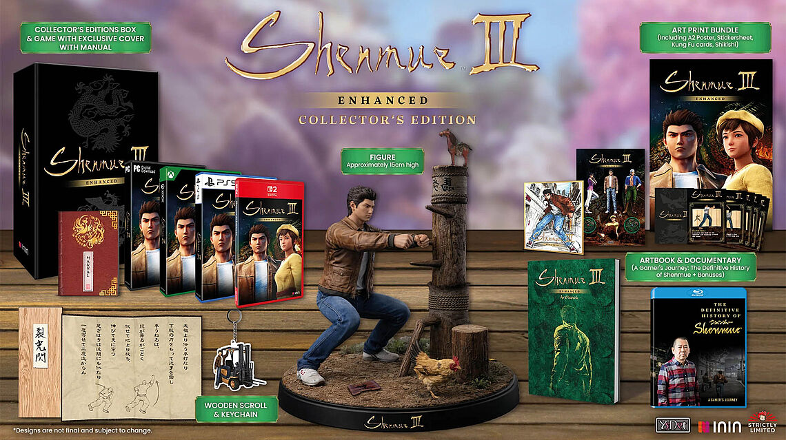 Shenmue 3 Enhanced Collector's Edition - Link zu ININ Games