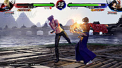 Online-Kampf der eigens gestalteten Charaktere: Sarah vs. Aoi - beide im Online-Rang 34