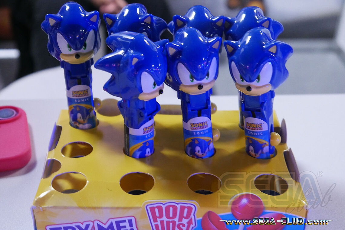 Lolly Pops mit Sonic Kopf