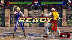 Sarah und Lau stehen sich im Arcade-Kampf gegenüber