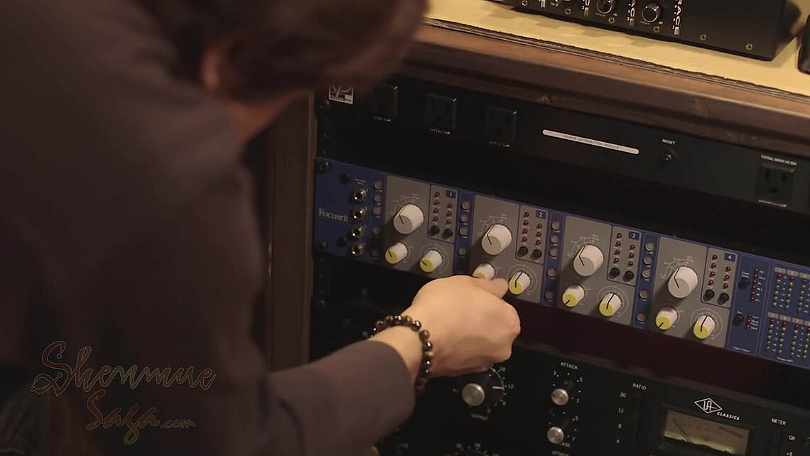 Soundeinstellungen im Tonstudio-Bereich