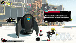 Orbot und Cubot wollen die Rakete zusammenbauen