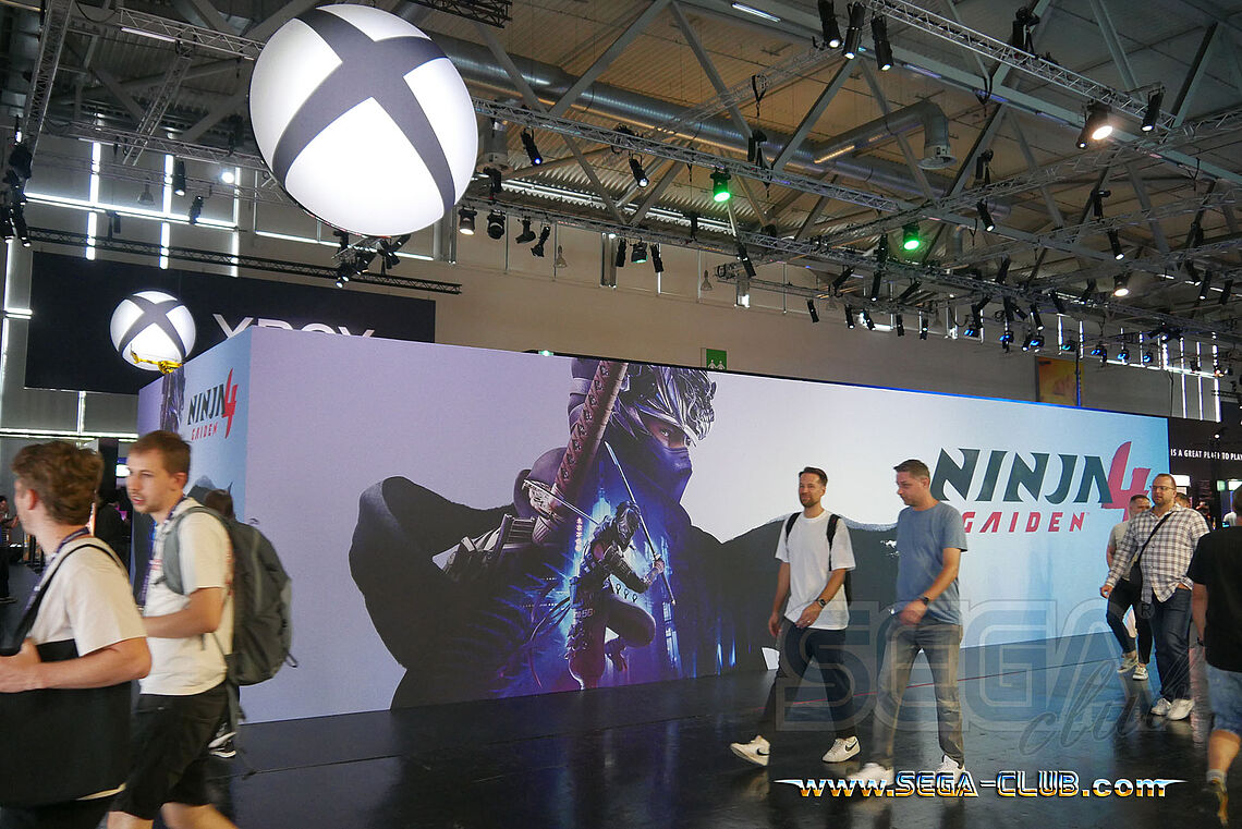 Ninja Gaiden 4 Wand am Xbox Stand