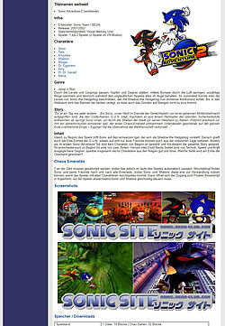 Game Info zu Sonic Adventure 2: Story, Charaktere, Screenshots und mehr
