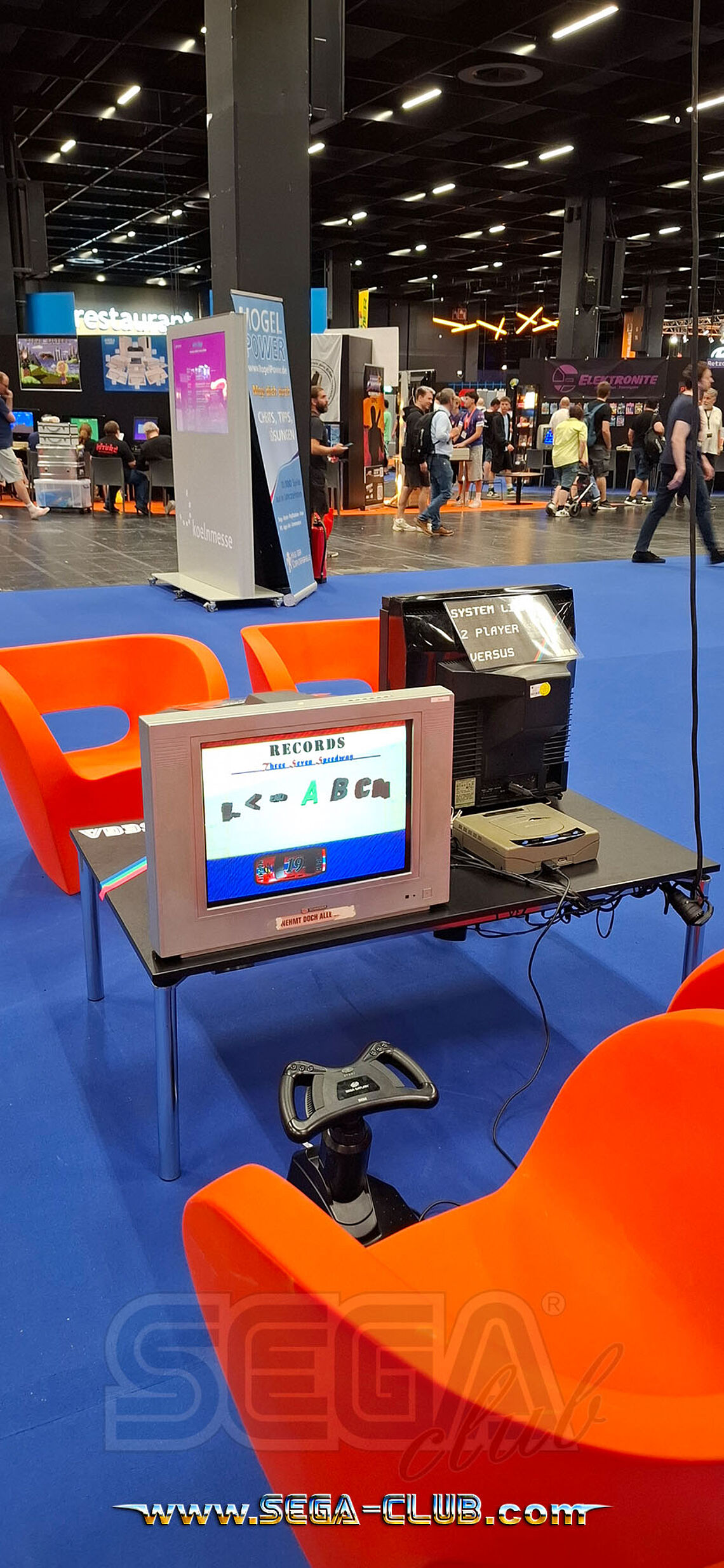 SEGA Saturn Sitzplatz inkl. Race Controller für Daytona USA