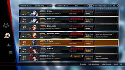 Lobby: Auswahl an Matches zum Beitreten oder Zuschauen