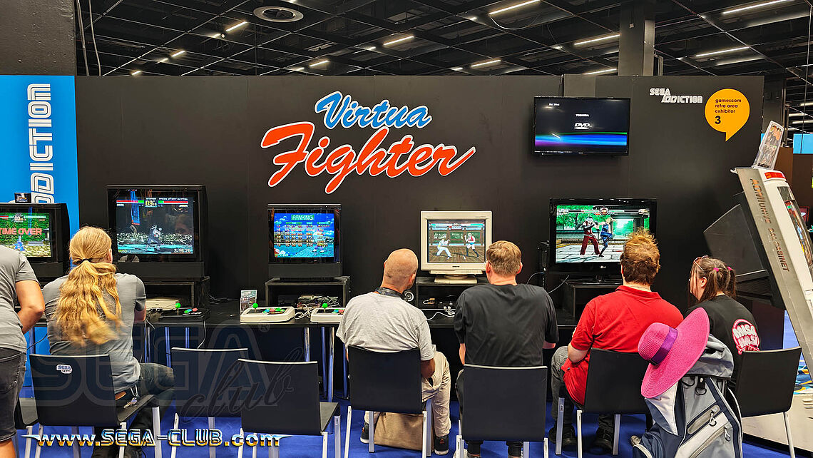SEGA Addiction Stand mit Virtua Fighter Thema in diesem Jahr