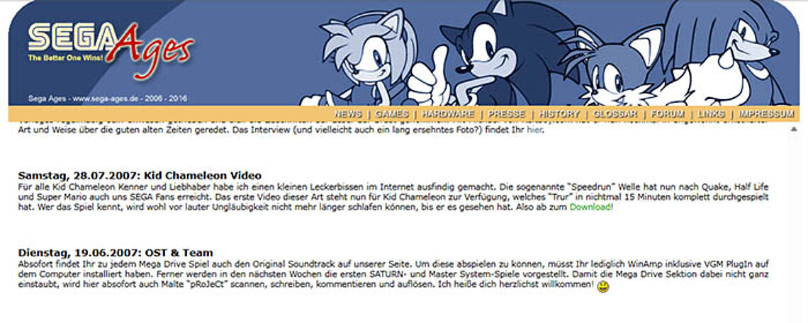 Teaser SEGA-Ages