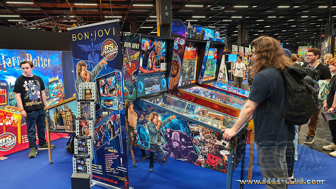 Pinball-Geräte themenbezogen von Harry Potter über Sonic oder Bon Jovi