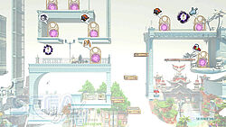 Missionsübersicht in Sonic: viele Tore samt Zeichen davor für die Bedingungen