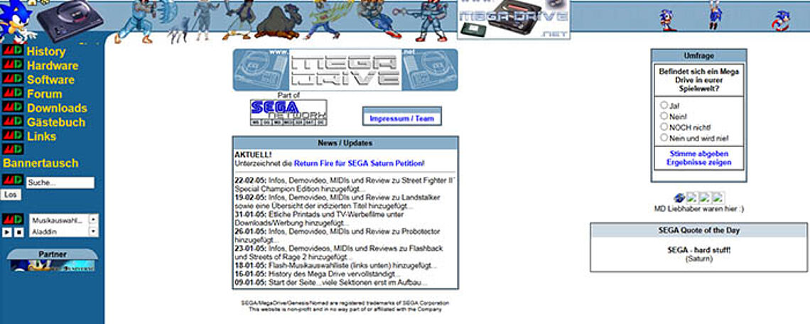 Teaser Mega-Drive.net