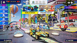 World-Match oder Freunde-Match: Auswahl der Online-Modi