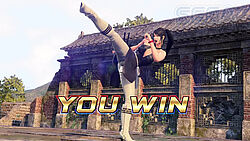 You Win: Sarah in abschließender Kampfpose