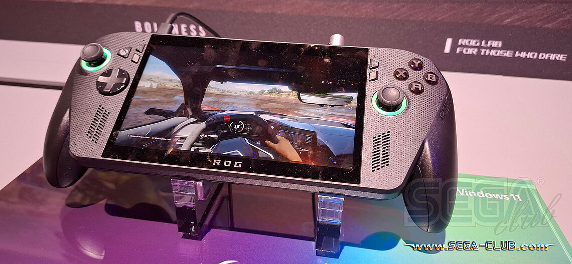 Nahaufnahme des ROG Xbox Ally Handhelds