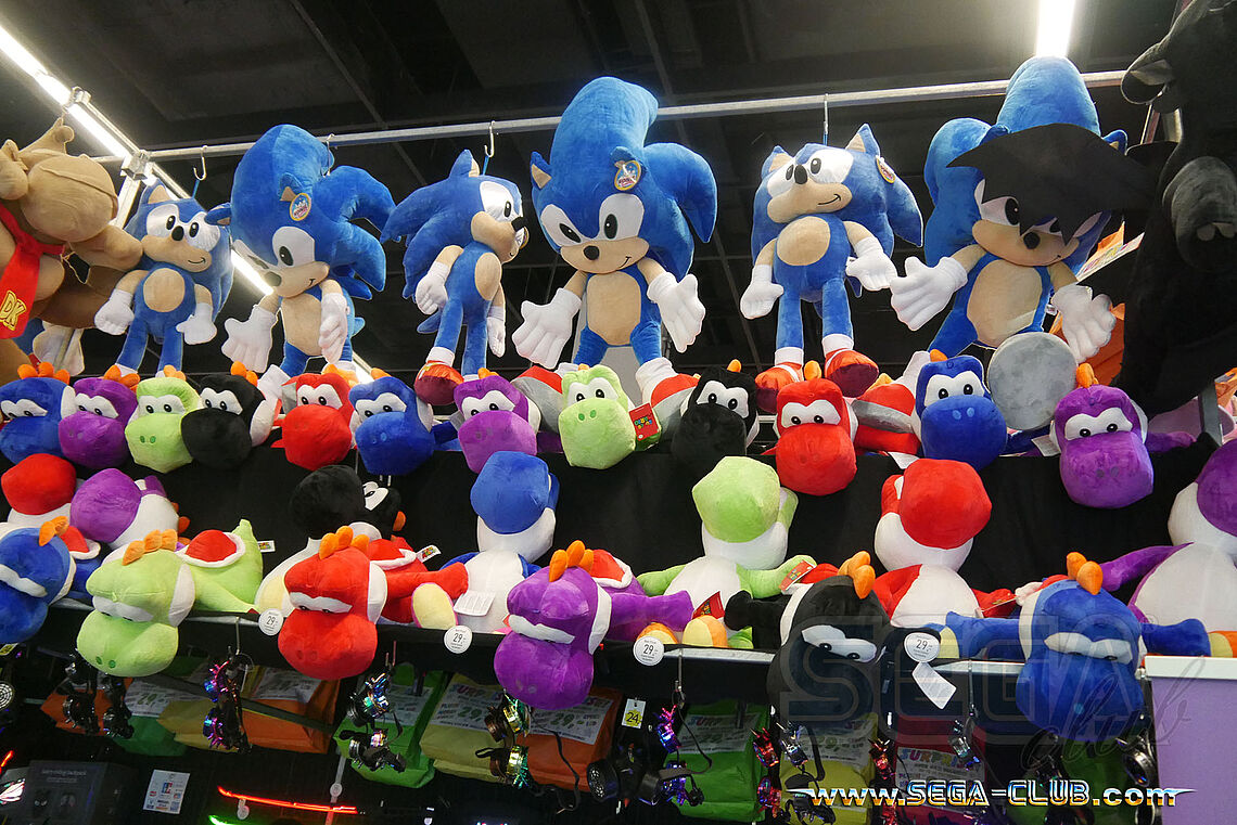 Plüschis: Yoshis, Sonics und Donkey Kong